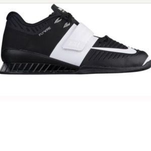 Women’s Nike Romaleos 3 Black with white strap